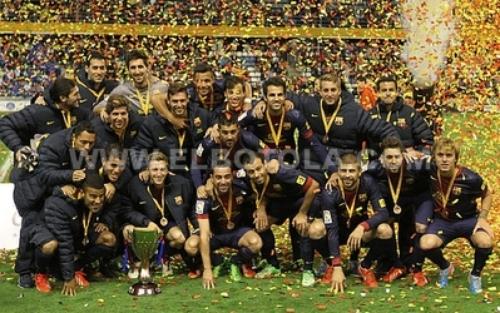 برشلونة بطلا لكأس كاتالونيا 