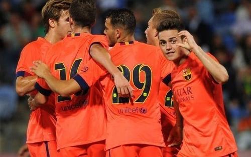 برشلونة ينتصر وديا على ريكرياتيفو 