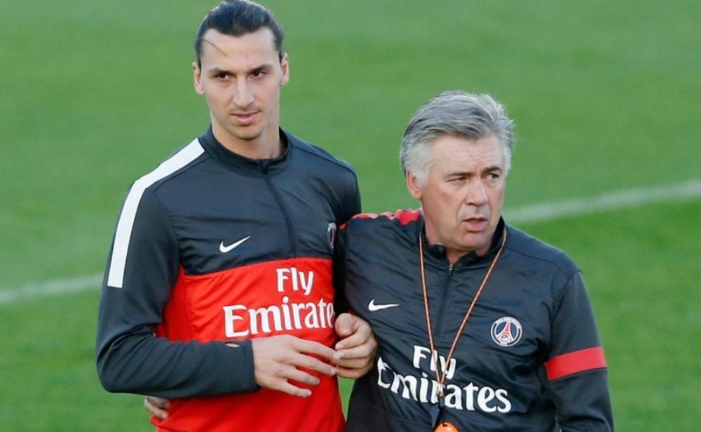 أنشيلوتي يؤكد أنه ضرب زلاتان بقنينة... فكيف كانت ردة فعل "إبرا"؟