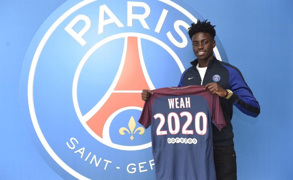 إبن جورج وياه يوقع عقده الإحترافي الأول مع سان جرمان