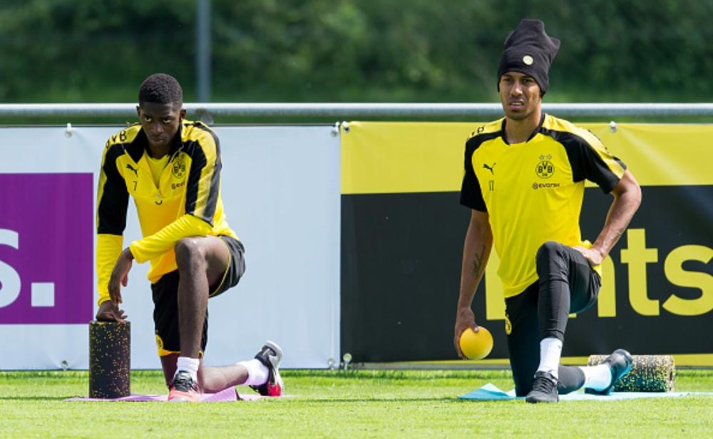 فيديو | ديمبلي يتشاجر في تدريبات بوروسيا دورتموند