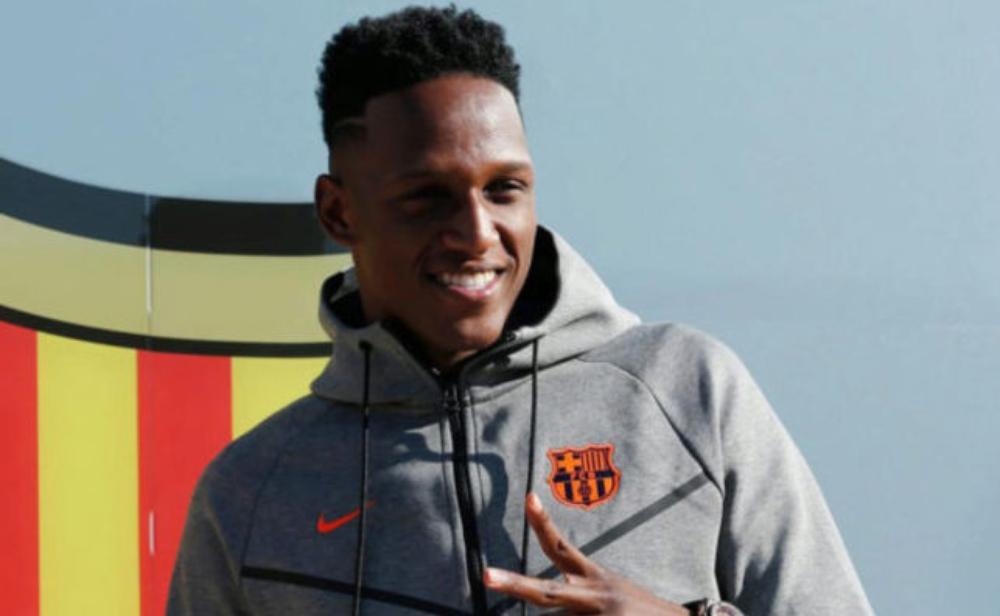 الكولومبي ييري مينا يُدلي بأول تصريح كلاعب لبرشلونة