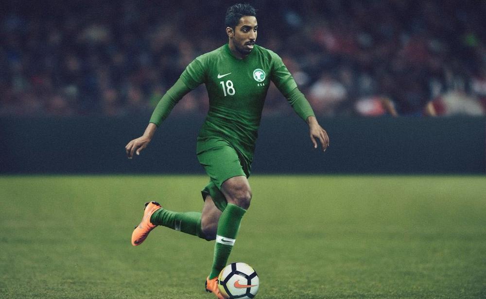 الكشف رسمياً عن القميص الجديد للمنتخب السعودي في 2018