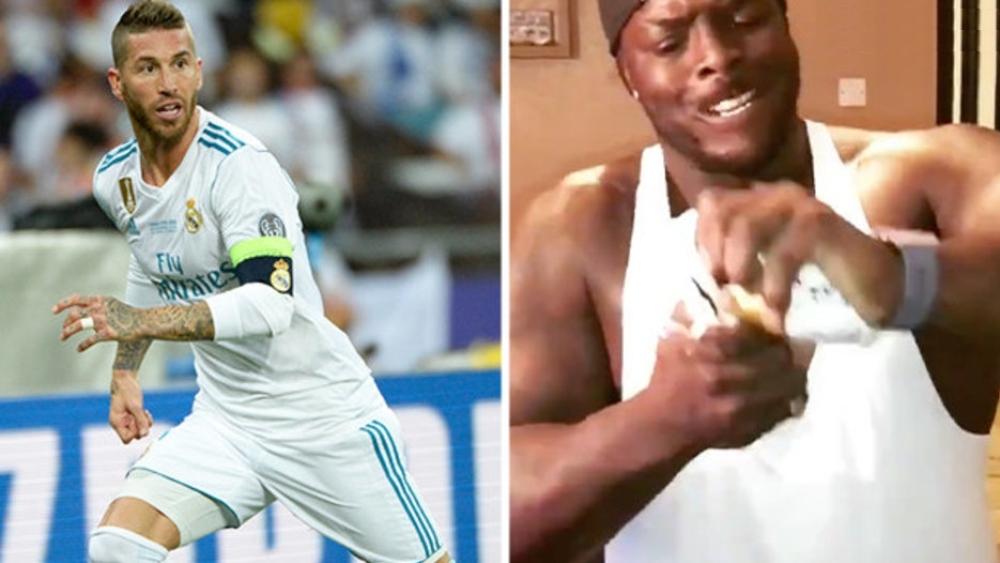 "الضخم" يُهدد راموس ويعتقد أنه محظوظ!