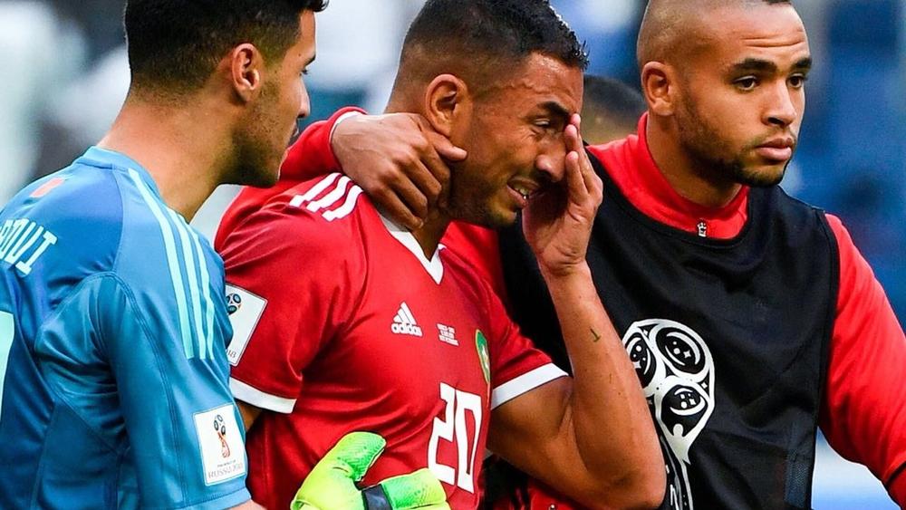 مهاجم المنتخب الإيراني يواسي بوحدوز بِرِسالة مؤثرة