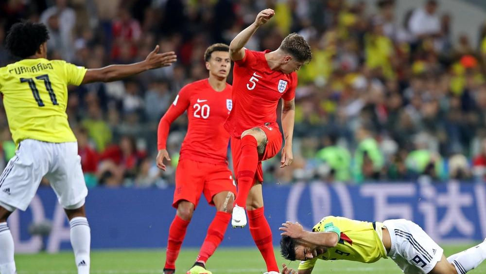 الإنجليزي ستونز: كولومبيا أقذر فريق واجهته