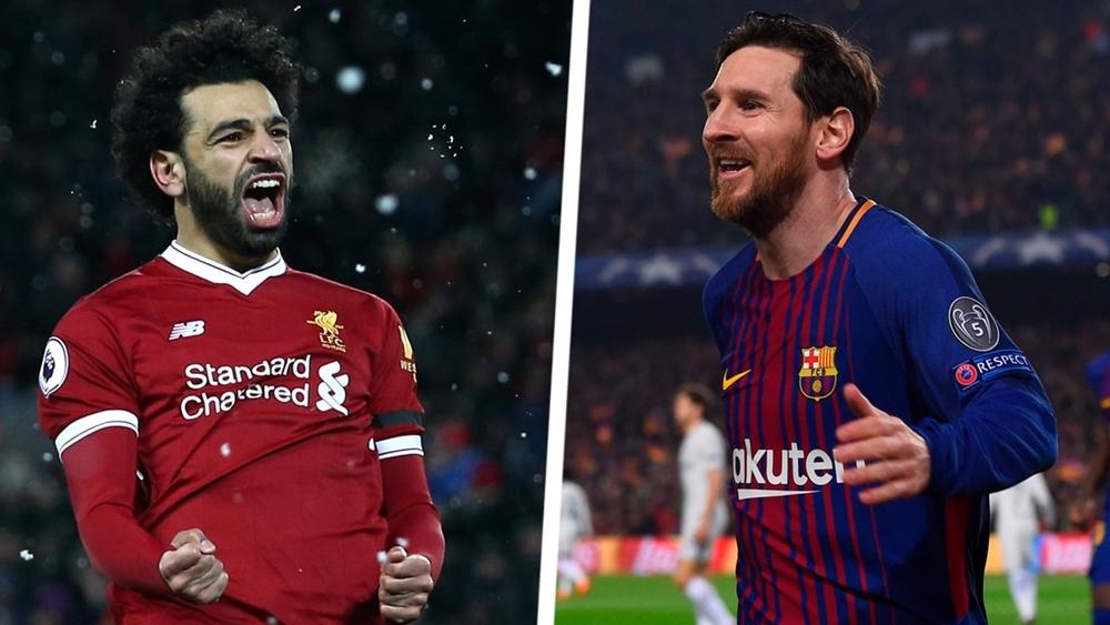 "دون بالون": "ميسي يُبعد صلاح عن برشلونة"