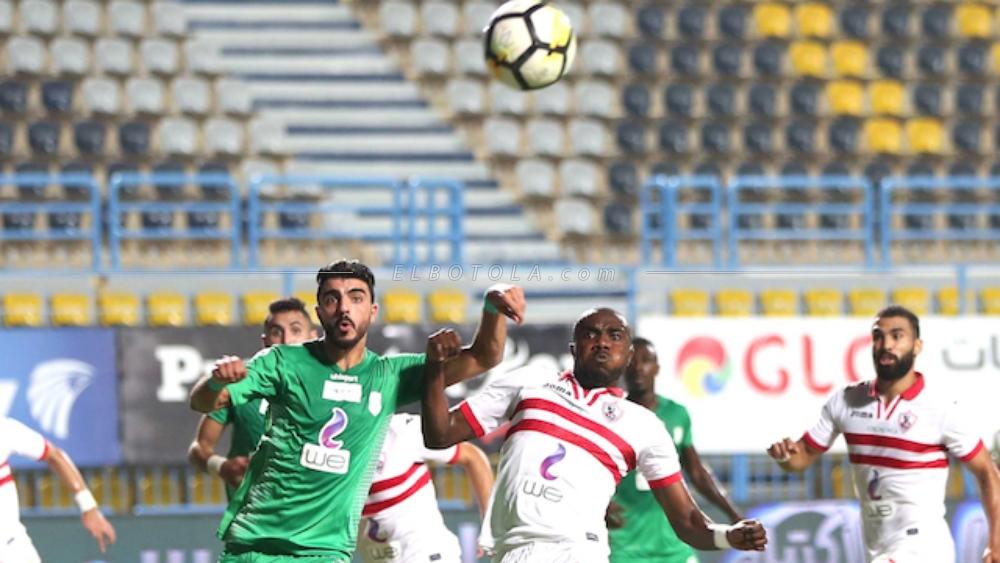 الزمالك يستعيد صدارة الدوري برأسية الدبابة البشرية