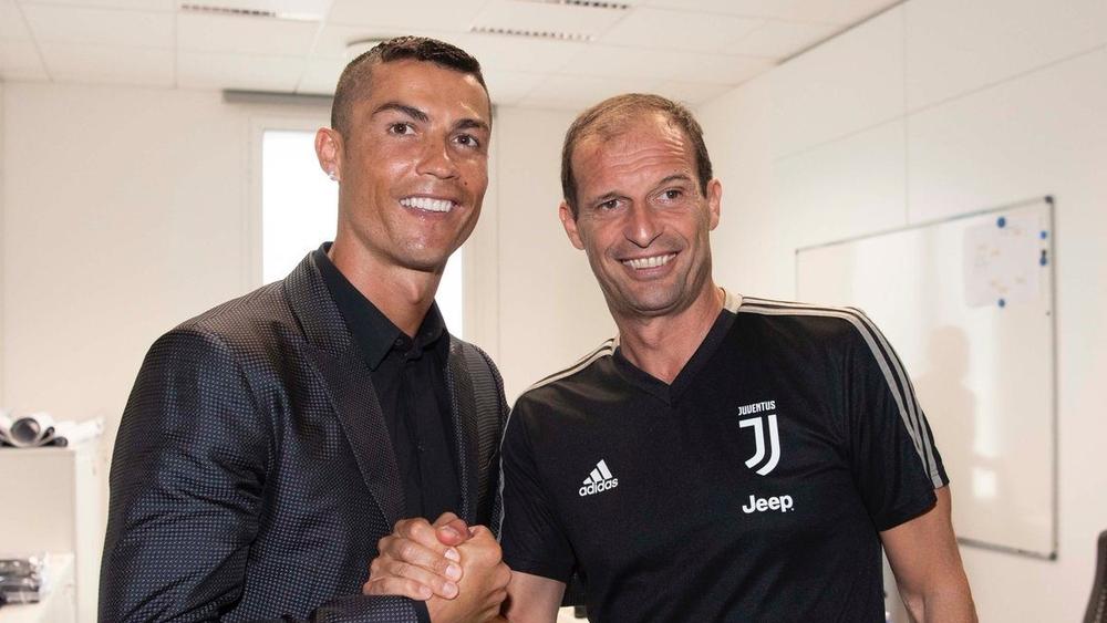 أليغري يُعلِّق على الظهور الرسمي الأول لرونالدو