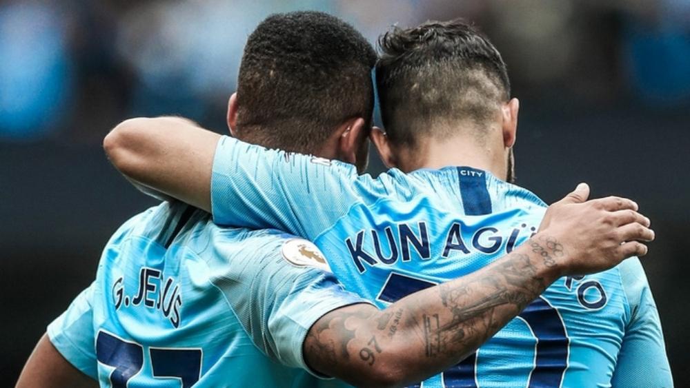 جيسوس يثمن شراكته مع أجويرو في هجوم سيتي