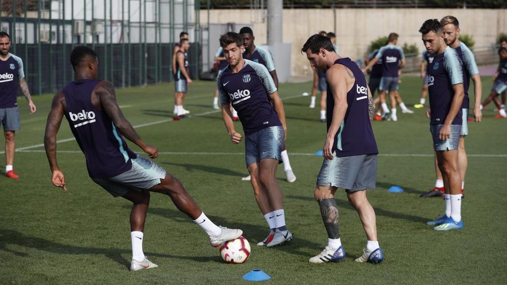 برشلونة يعود للتدريبات استعداداً للقاء بلد الوليد