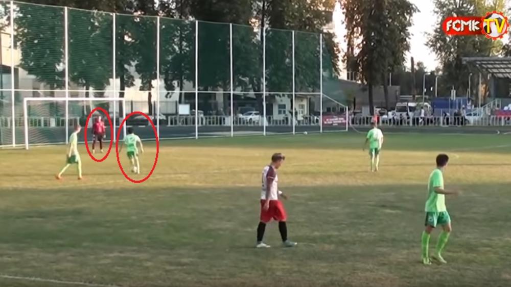 لاعب يُسجل "عمداً" في شباك فريقه في روسيا!