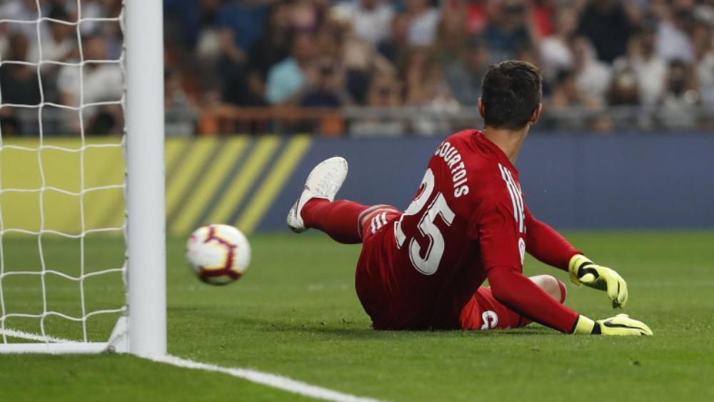 تيبو كورتوا... أول ظهور مع ريال مدريد وأول هدف