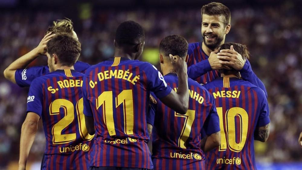 تشكيلة برشلونة الرسمية لمواجهة هويسكا