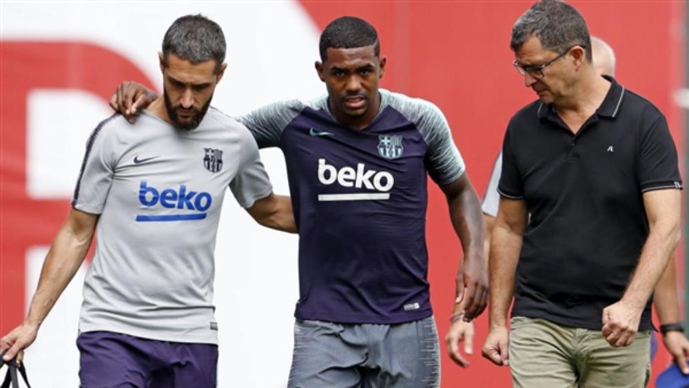 لاعب برشلونة الجديد يصاب ويغيب لمدة أسبوع