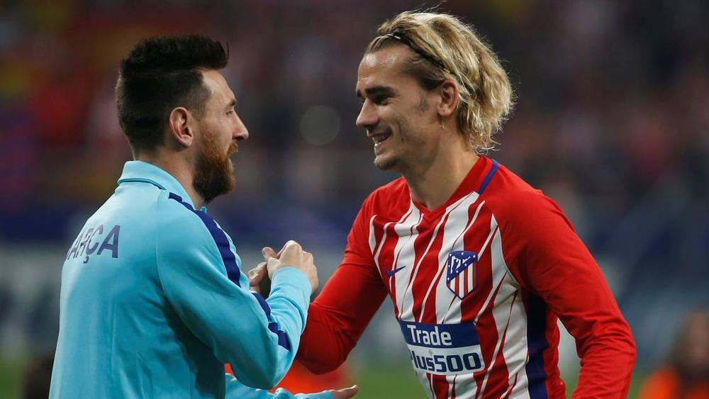 الأتليتيكو وبرشلونة يُدعِّمان غريزمان وميسي