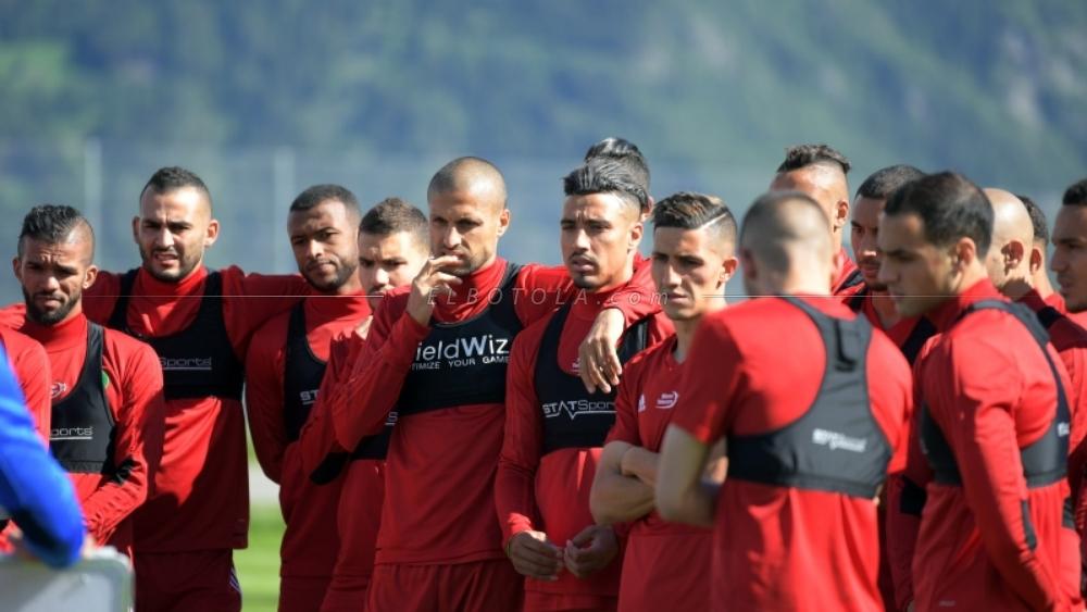 حصة تدريبية مفتوحة لوسائل الإعلام و لقاء صحفي لهيرفي رونار قبل ملاقاة "مالاوي"