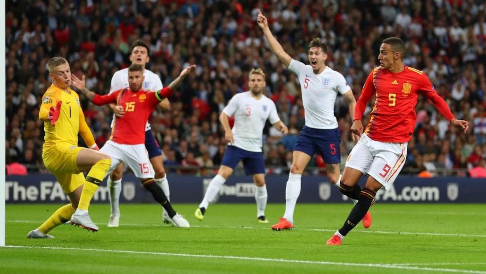 هدف ملغي ينقذ إسبانيا من التفريط في الفوز على إنجلترا