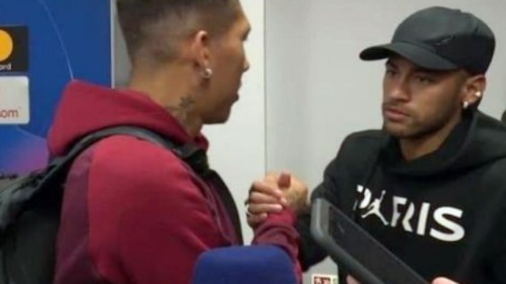 ماذا قال نيمار لفيرمينو بعد قمة الأبطال؟