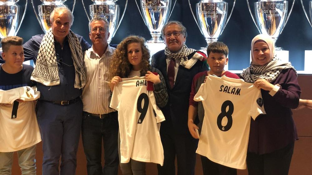 الصهاينة يفتحون النار على ريال مدريد بسبب عهد التميمي