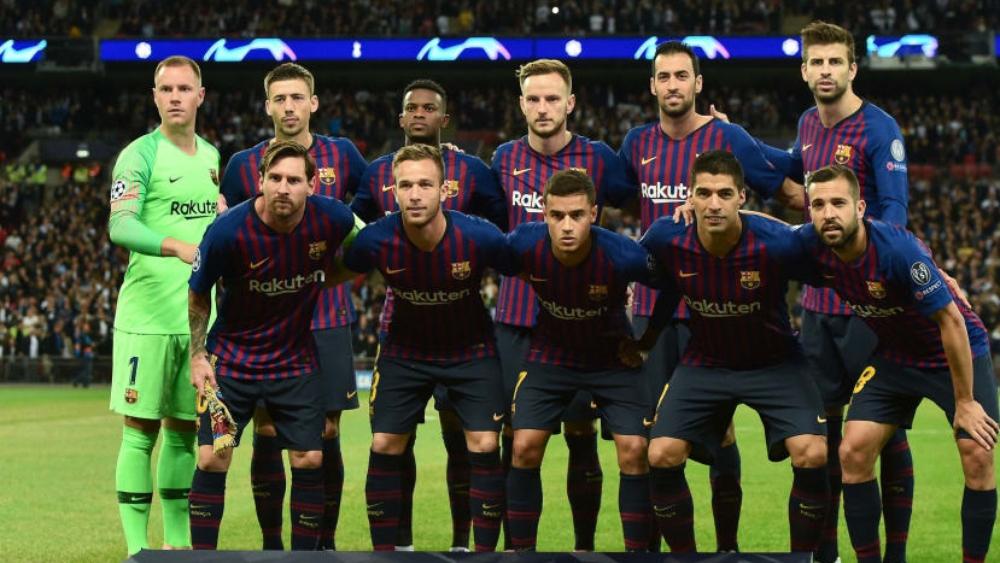 تشكيلة برشلونة الرسمية لموقعة "الميستايا"