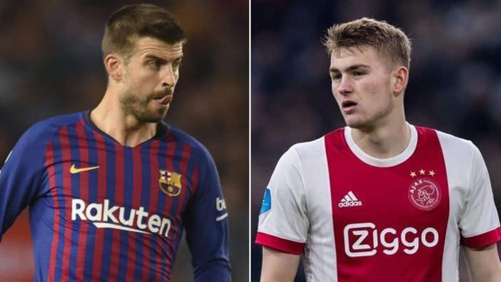 برشلونة يستهدف موهبة أياكس لخلافة بيكيه