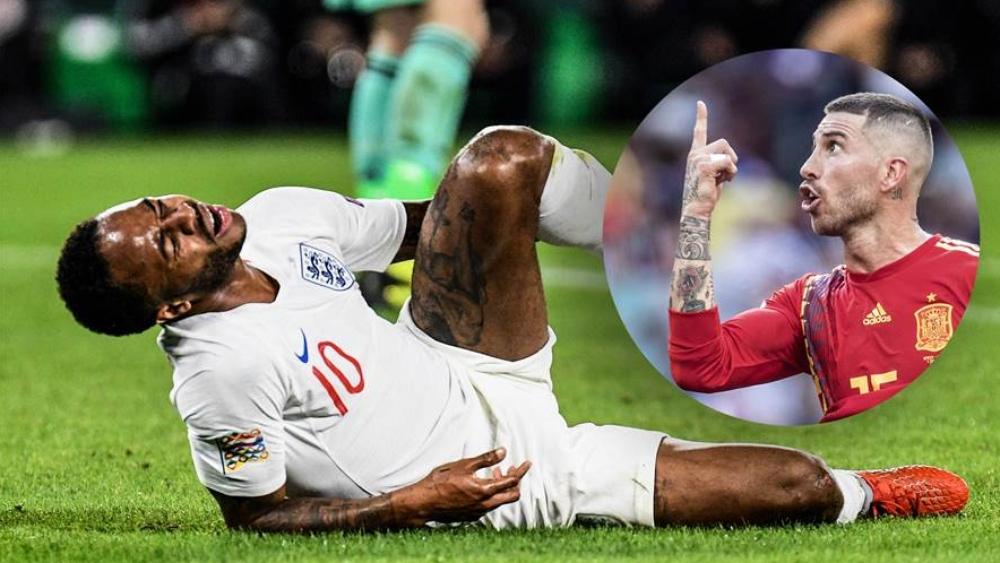 راموس يبرئ نفسه من إيذاء سترلينغ بمقطع فيديو