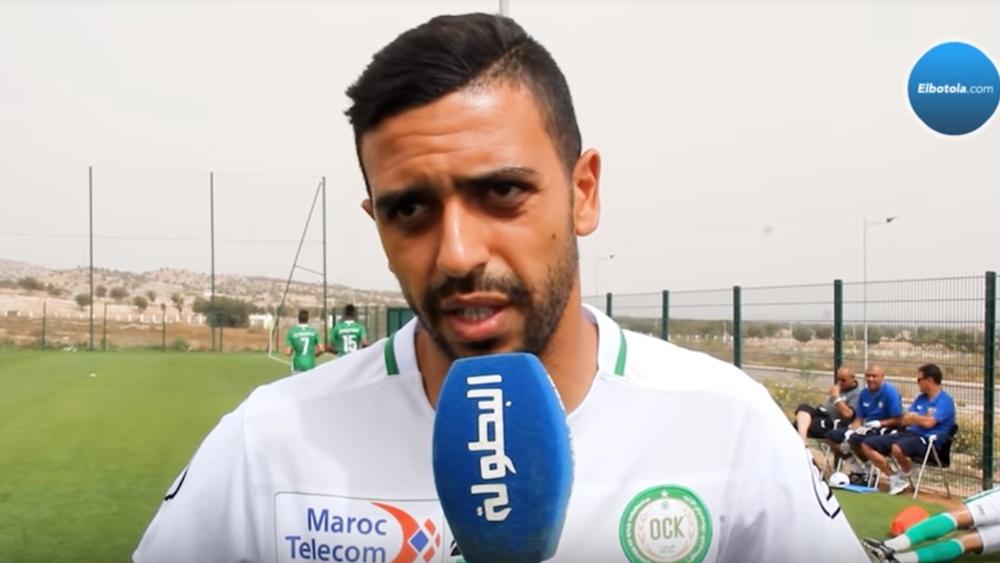 الهجهوج حاضر رفقة أولمبيك خريبكة أمام الرجاء