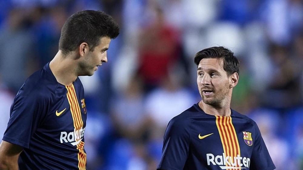 بيكي يبعث برسالة دعم لليونيل ميسي