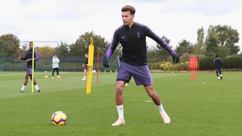 ديلي آلي يعود لتدريبات توتنهام قبل لقاء مان سيتي