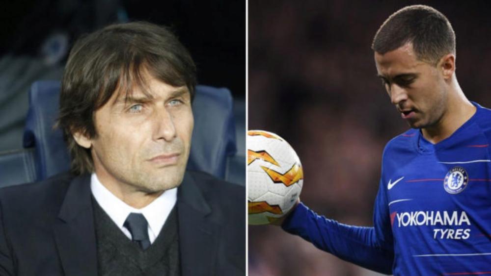 كونتي قد يُغلق أبواب ريال مدريد في وجه هازارد