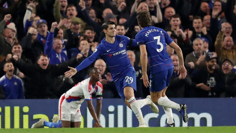 موراتا يُمزق شباك كريستال بالاس ويصالح جماهير تشيلسي