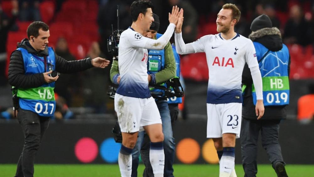 توتنهام ينعش آماله في التأهل بالتغلب على الإنتر