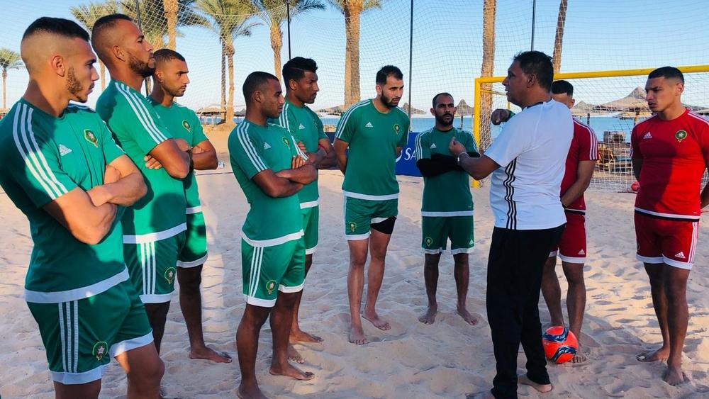 المنتخب الوطني للكرة الشاطئية يُجري أول حصة تدريبية بشرم الشيخ