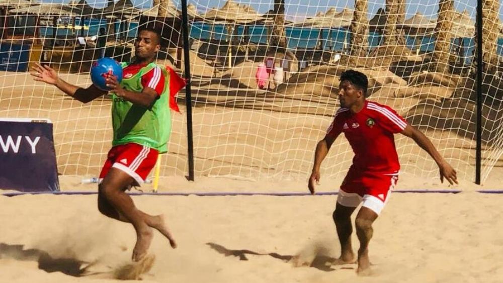 المنتخب الوطني للكرة الشاطئية يواصل استعداداته لبطولة إفريقيا