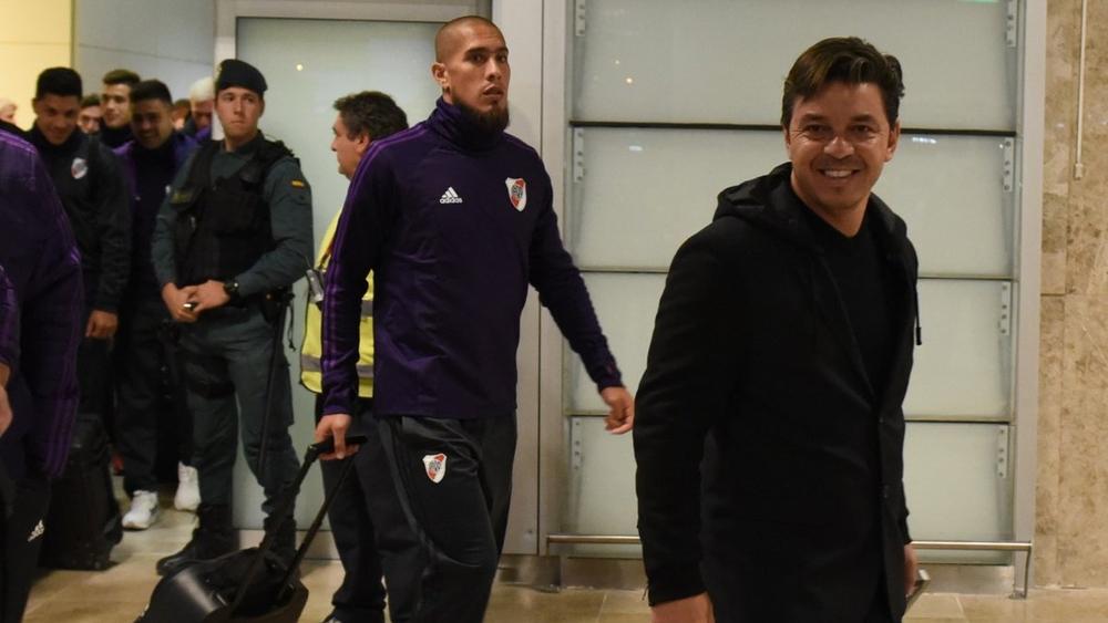 وصول بعثة ريفر بليت للعاصمة الإسبانية مدريد