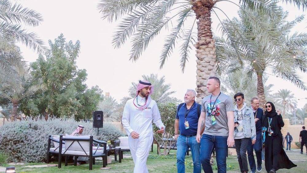 روني يزور السعودية لحضور سباق "فورمولا إي"