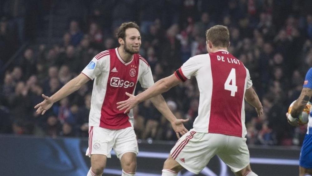 أياكس يسحق جرافشان بالثمانية