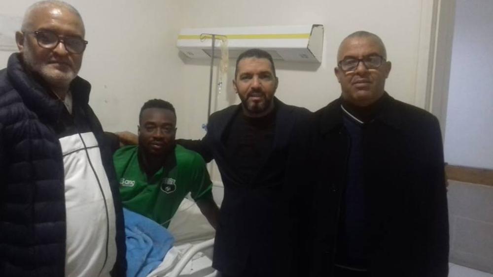 دياباكاتي يجري عملية جراحية ناجحة و إدارة برشيد تزوره في المصحة