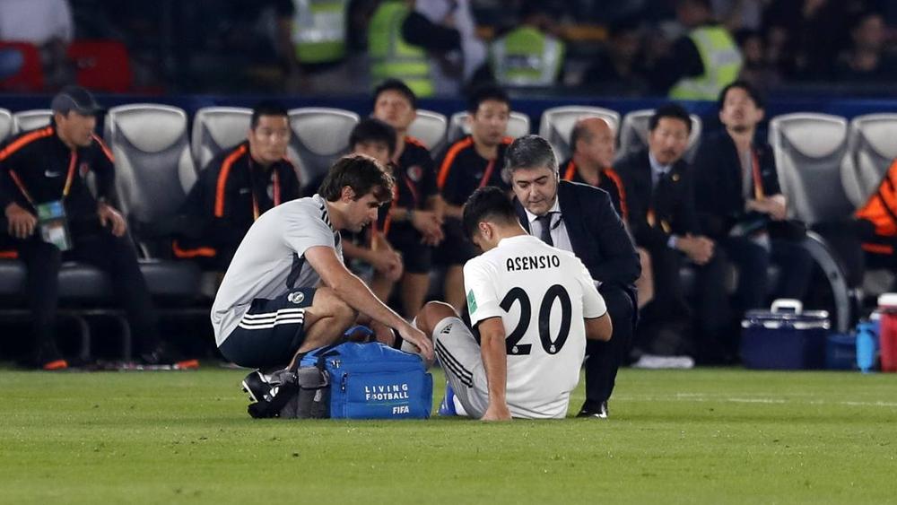 أسينسيو ينهي 2018 بإصابة جديدة ويغيب لمدة 3 أسابيع