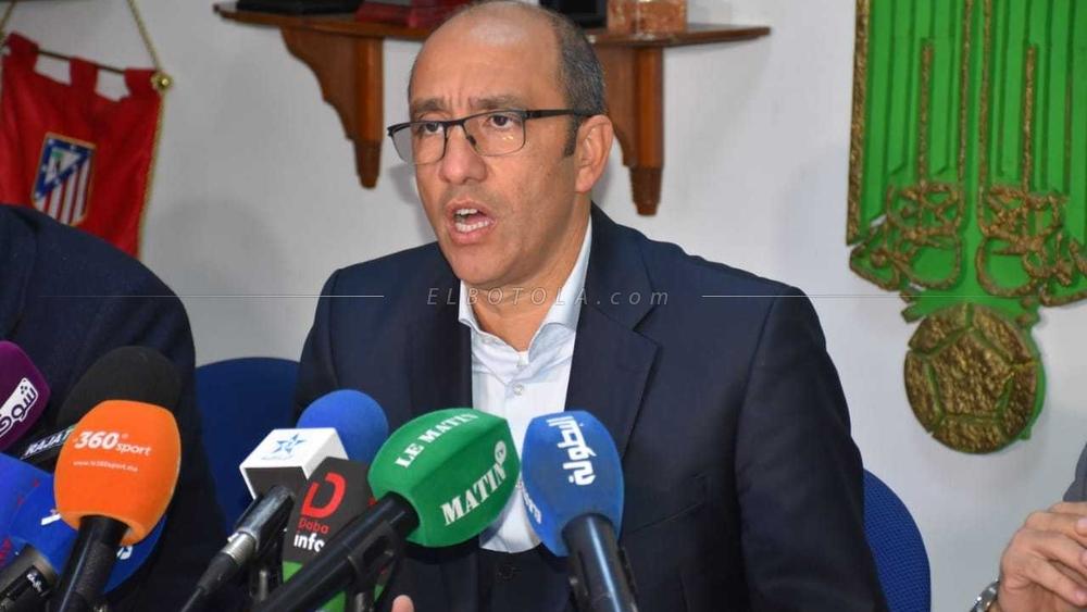 الزيات ينفجر في وجه الجامعة بعد مواجهة وجدة ويردد: حذاري حذاري"