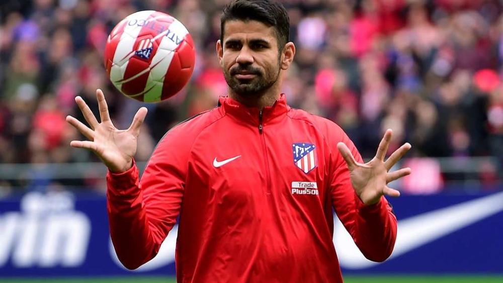 كوستا يعود إلى مدريد للتعافي من إصابته