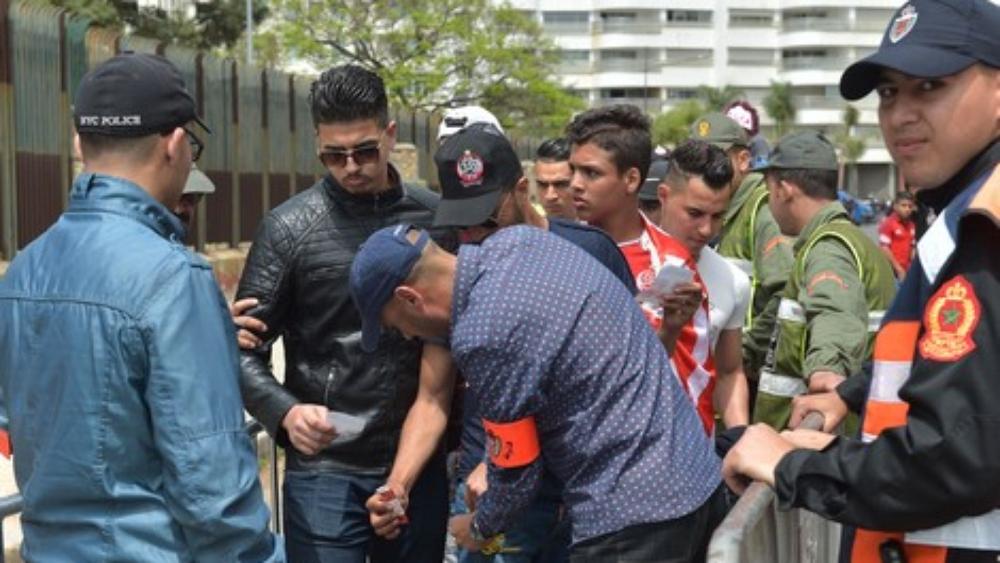 تعزيزات امنية مكثفة من ولاية امن مراكش لتأمين مباراة "الديربي"‎