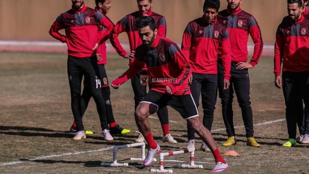 حسين الشحات ينضم لتدريبات الأهلي المصري