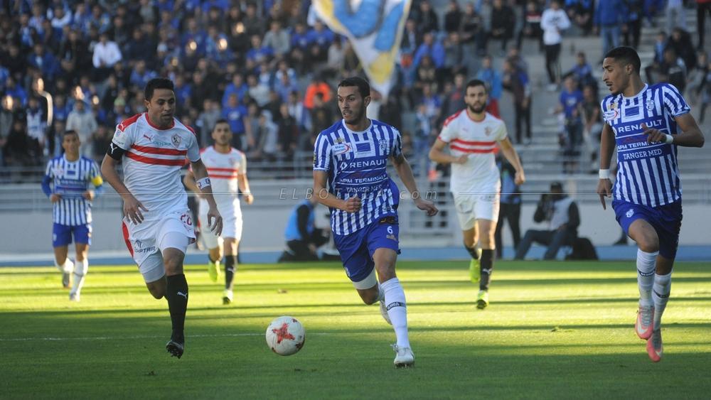 التعادل السلبي يحسم مواجهة اتحاد طنجة و الزمالك المصري
