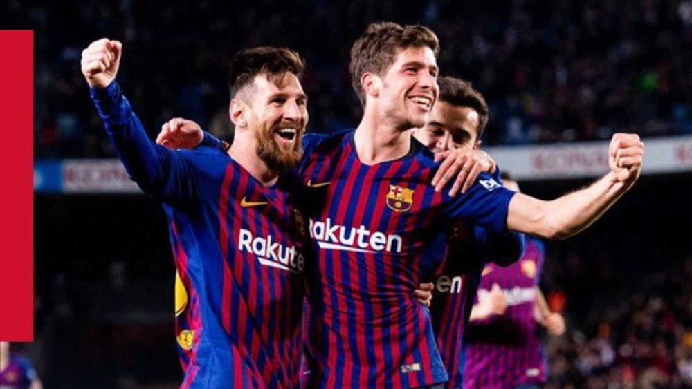 برشلونة يعاقب إشبيلية بشدة ويبلغ نصف نهائي كأس الملك