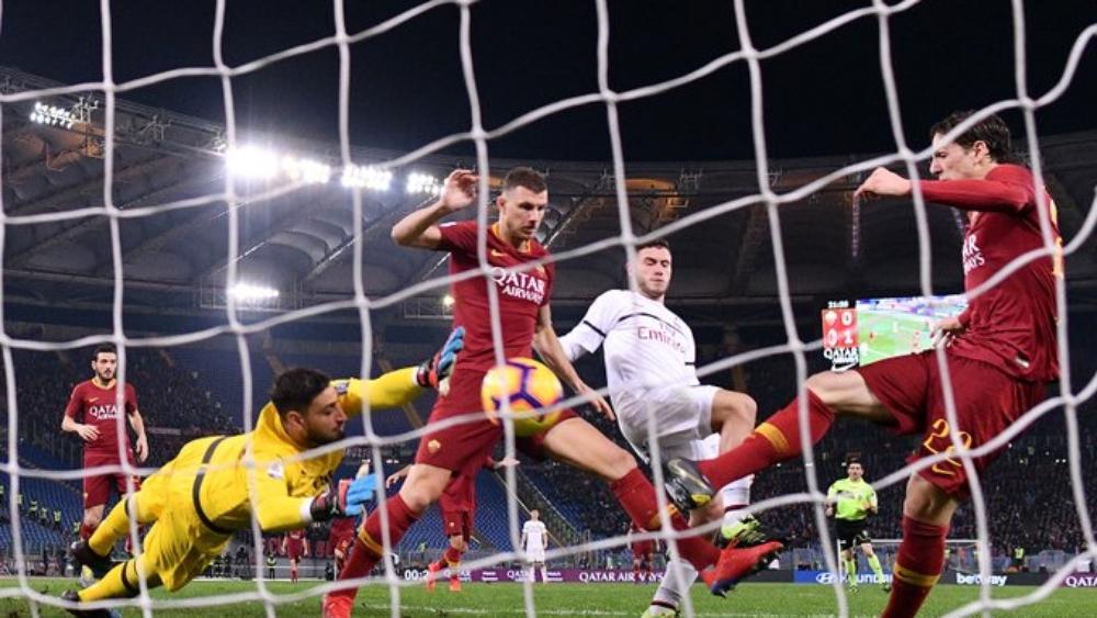 قمة روما مع ميلان تنتهي بالتعادل