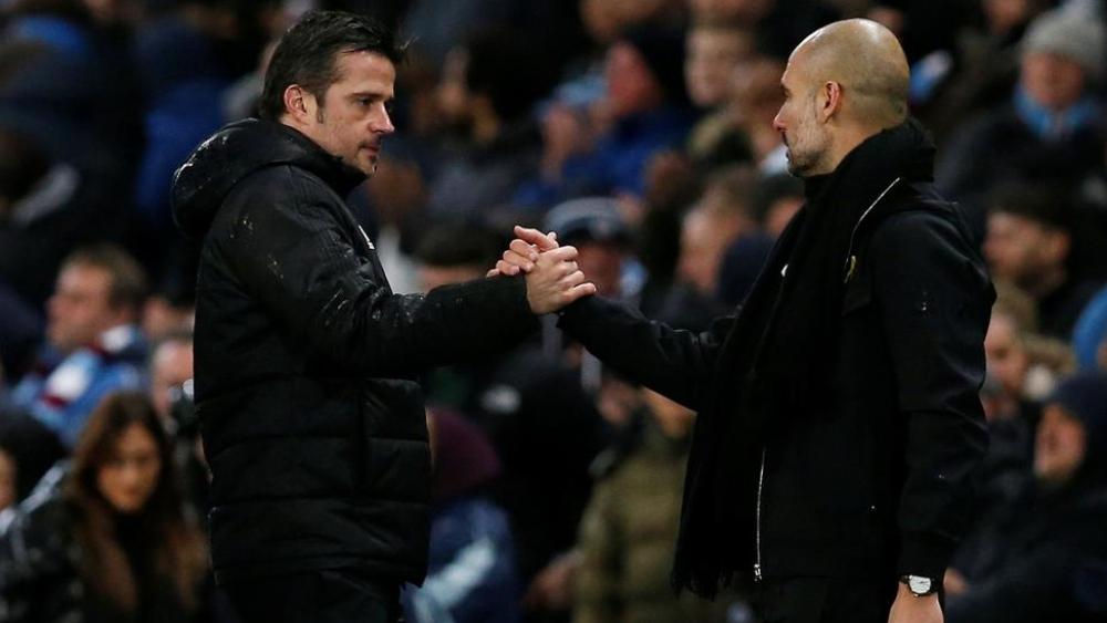 غوارديولا ينصح إيفرتون بالإبقاء على ماركو سيلفا