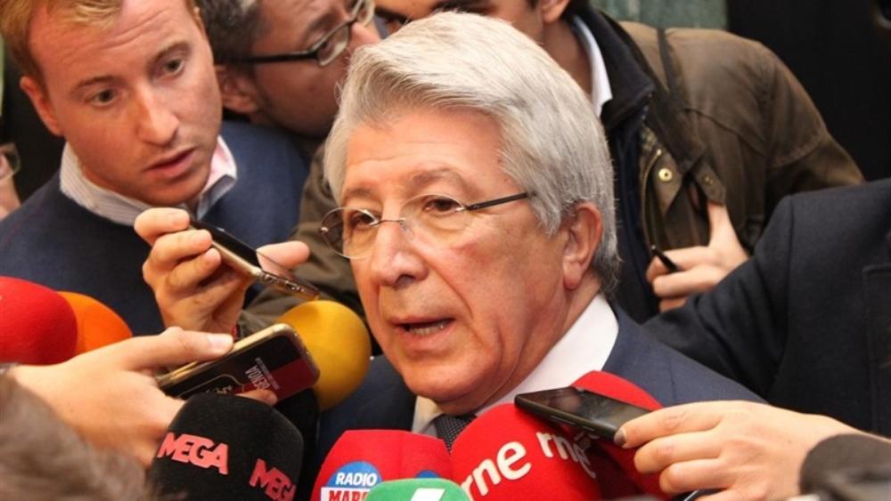 رئيس الأتلتيكو يتحدث عن استقبال كورتوا وموراتا