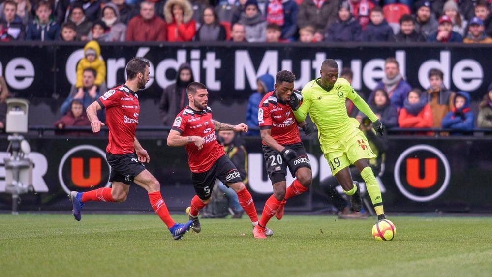 ليل يهزم جانجون بثنائية في الدوري الفرنسي